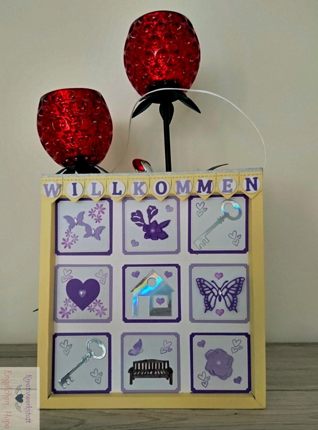 Bilderrahmen Willkommen